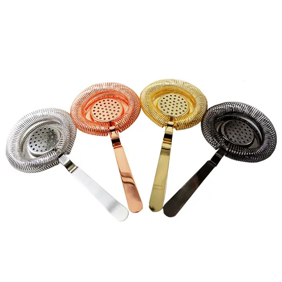 Stainless Steel Bar Ice Filter Cocktail Strainer 