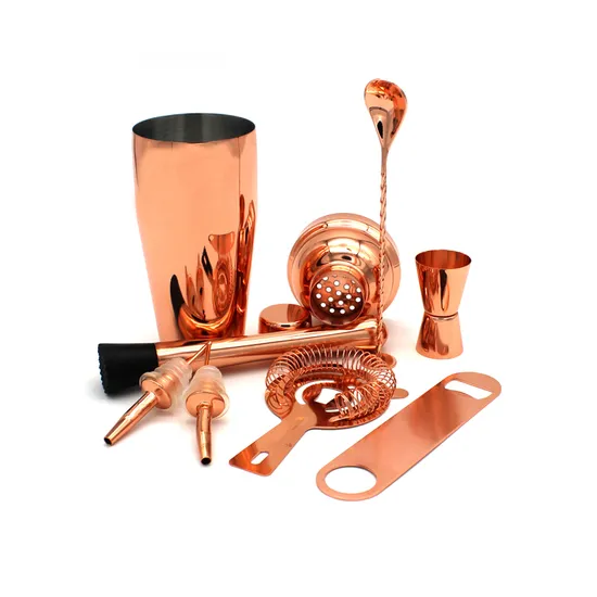 Promotion Gift Cocktail Shaker Set Luxury Items Stainless Steel Cocktail Shaker Set 