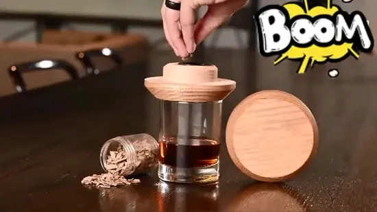Beech Wood Cocktail Shaker Set 