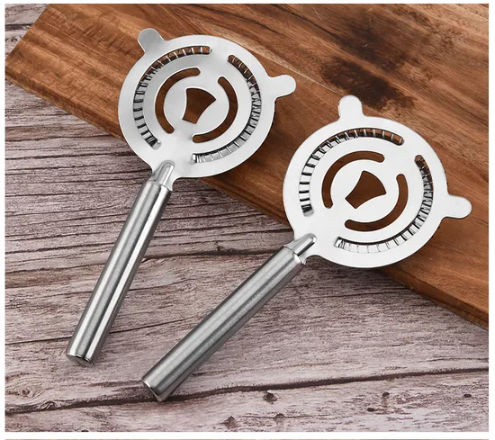 Stainless Steel 304 Cocktail Strainer Bartender Bar Cocktail Ice Strainer 