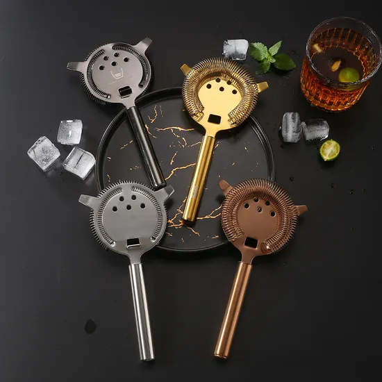 Bar Accessory Tool Stainless Steel Fine Mesh Wire Cocktail Strainer Bar Ice Strainer 
