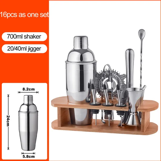 Perfect Home Bartending Kit and Cocktail Shaker Set for a True Drink Mixing Experience 